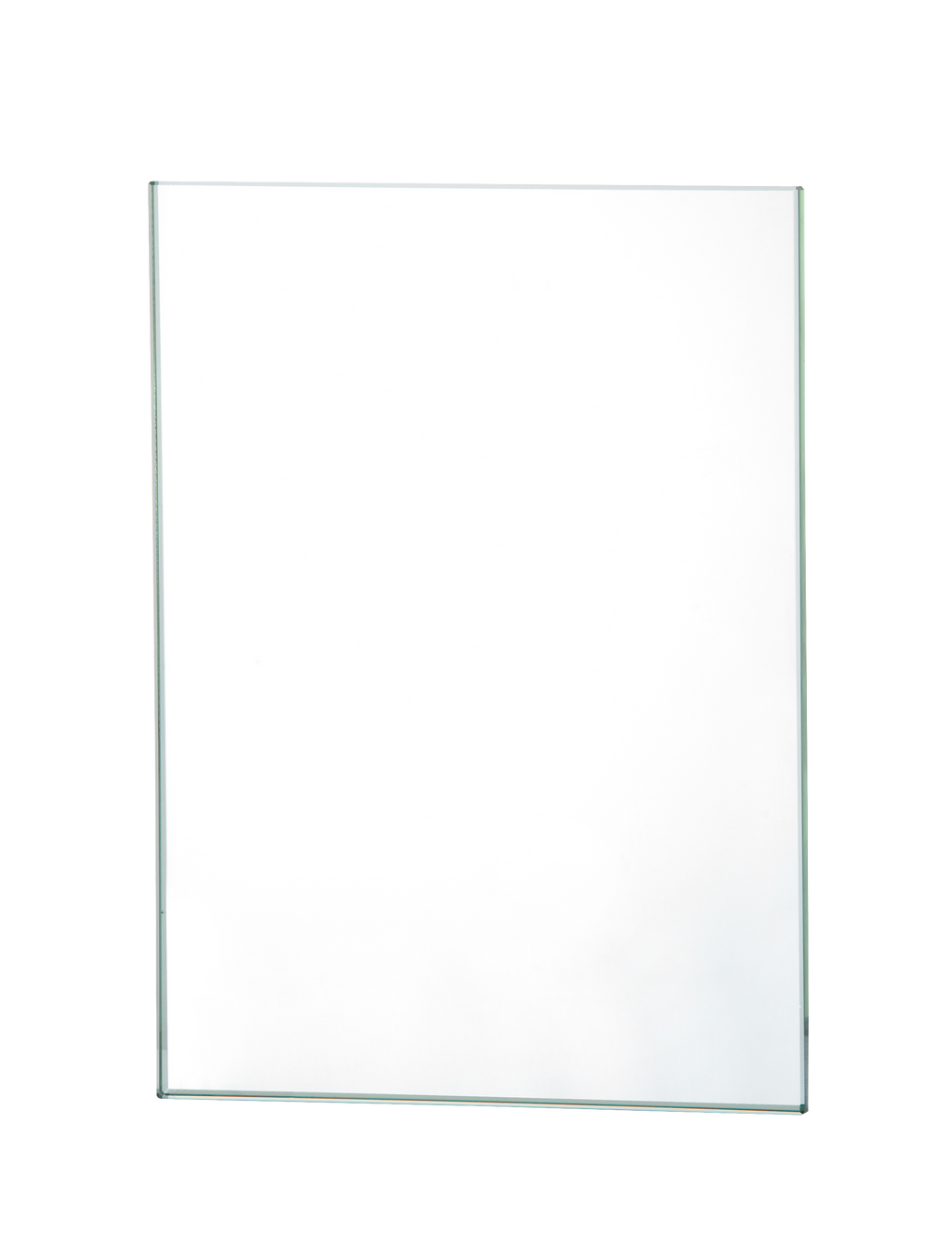 Glaspokal W711 – rechteckige Glasplatte