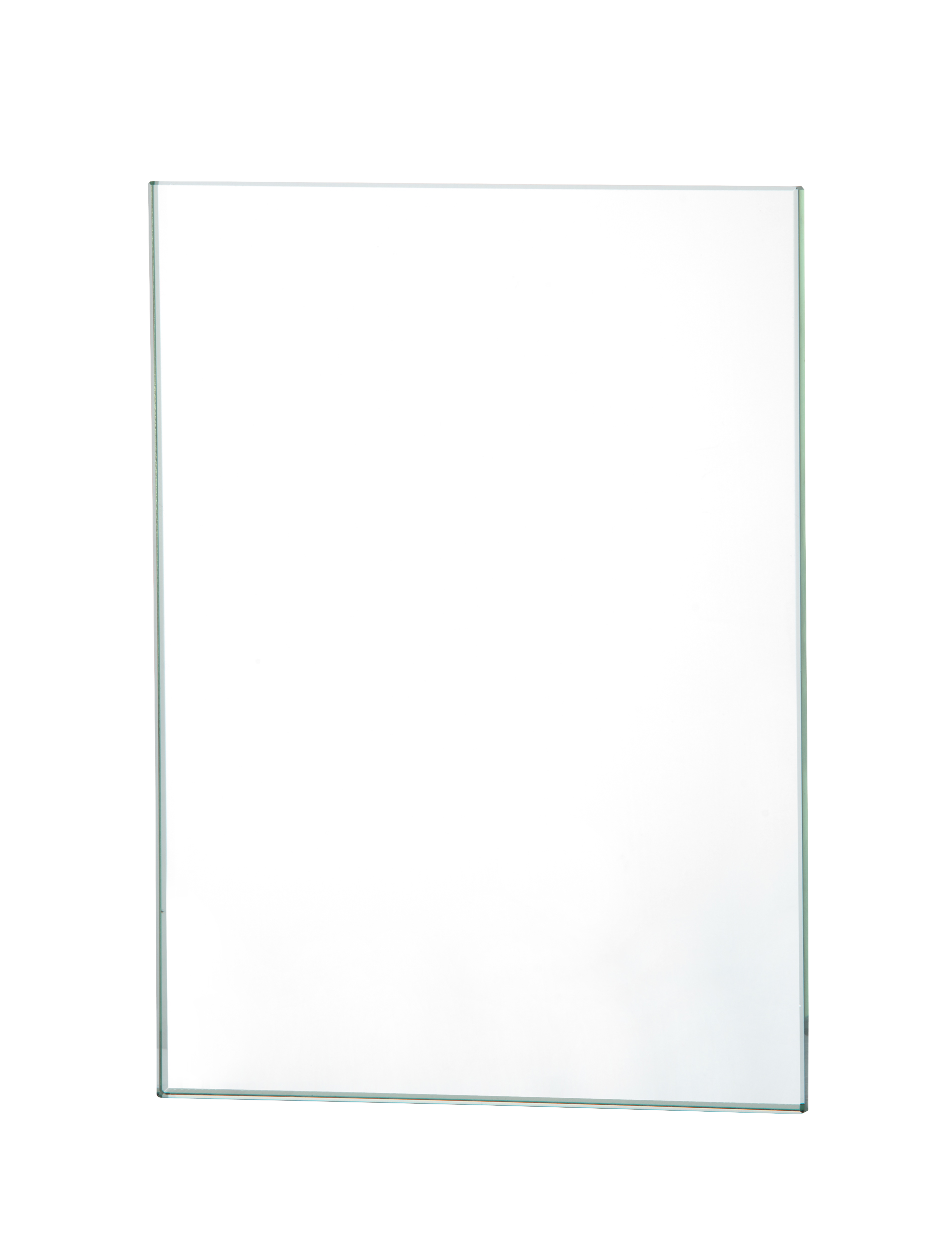 Glaspokal W711 – rechteckige Glasplatte