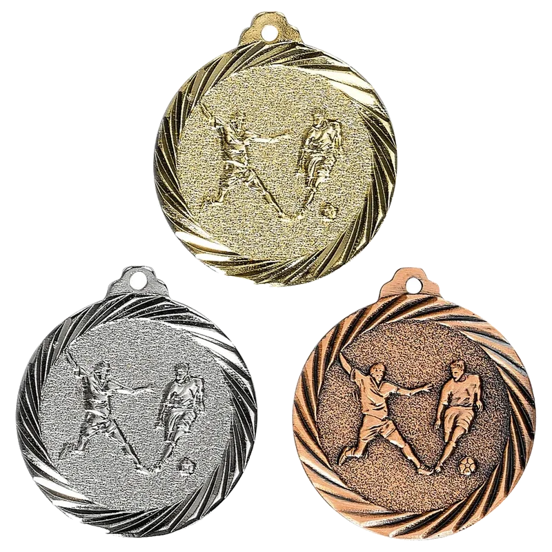Geprägte Medaille 32 mm Fußball