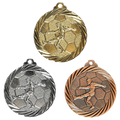 Geprägte Medaille 32 mm Fußball