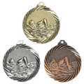 Geprägte Medaille 32 mm Schwimmen