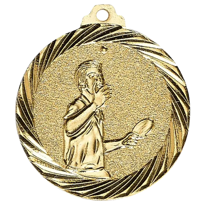 Geprägte Medaille 32 mm Tennis