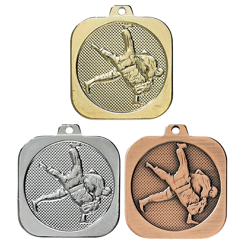 Geprägte Medaille 40 mm Judo