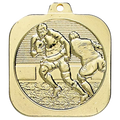 Geprägte Medaille 40 mm Rugby
