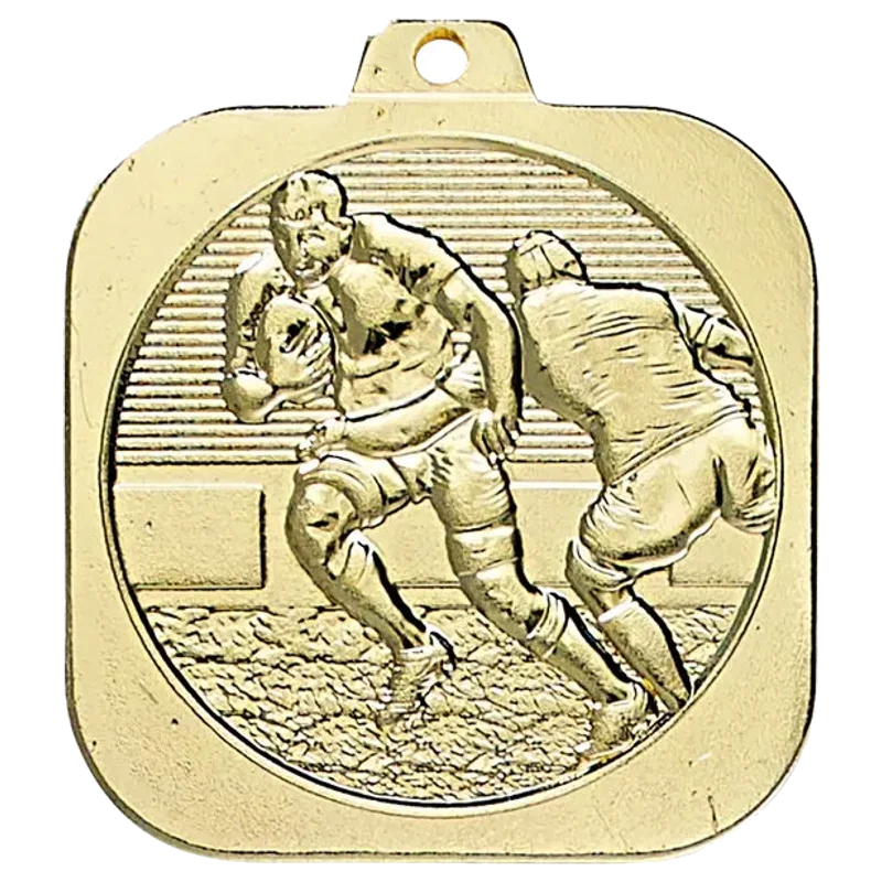 Geprägte Medaille 40 mm Rugby