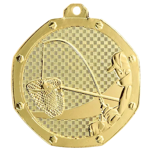 Geprägte Medaille 50 mm Angeln