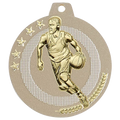 Geprägte Medaille 50 mm Basketball