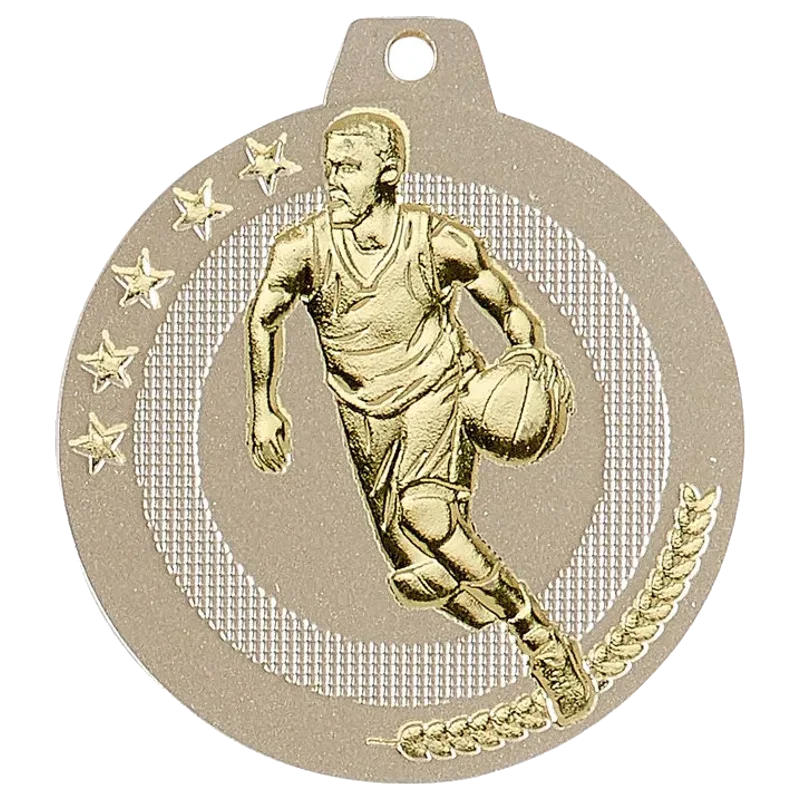 Geprägte Medaille 50 mm Basketball