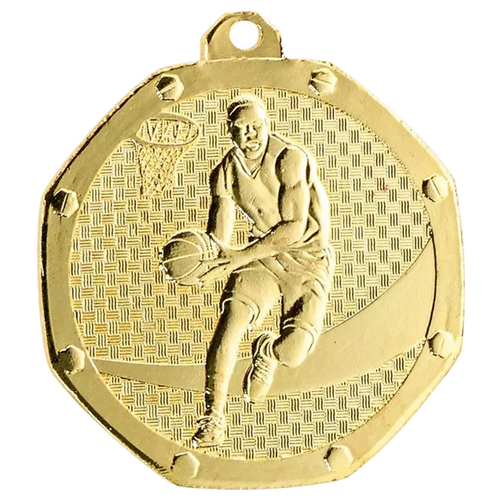 Geprägte Medaille 50 mm Basketball
