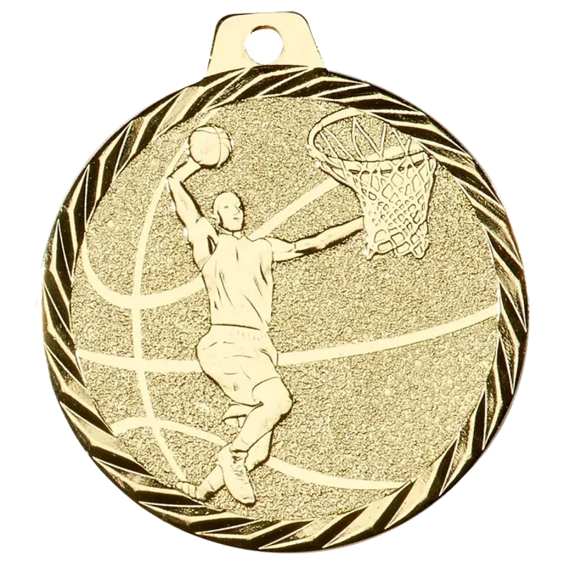 Geprägte Medaille 50 mm Basketball