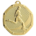 Geprägte Medaille 50 mm Fußball