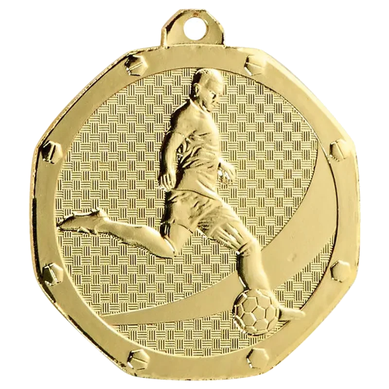 Geprägte Medaille 50 mm Fußball