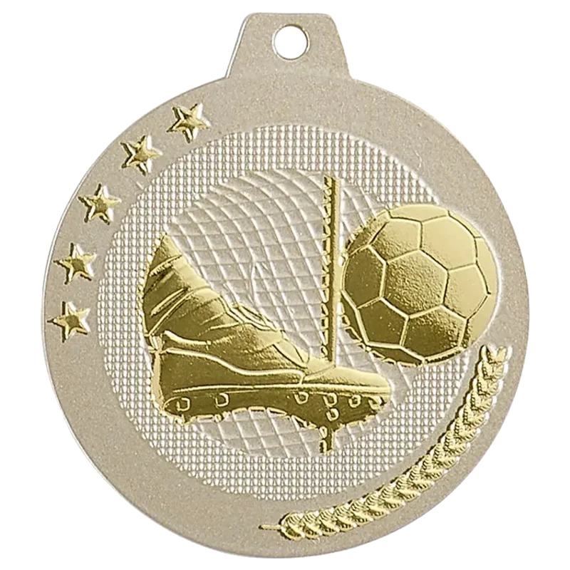 Geprägte Medaille 50 mm Fußball