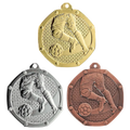 Geprägte Medaille 50 mm Fußball