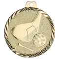 Geprägte Medaille 50 mm Golf
