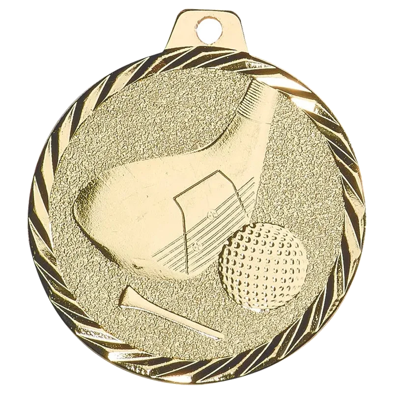 Geprägte Medaille 50 mm Golf