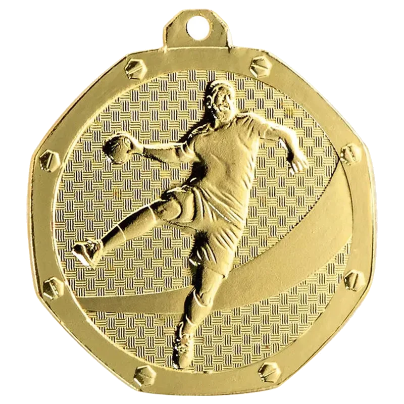 Geprägte Medaille 50 mm Handball