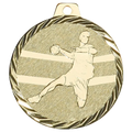 Geprägte Medaille 50 mm Handball