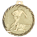 Geprägte Medaille 50 mm Rugby