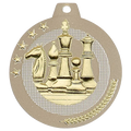 Geprägte Medaille 50 mm Schach
