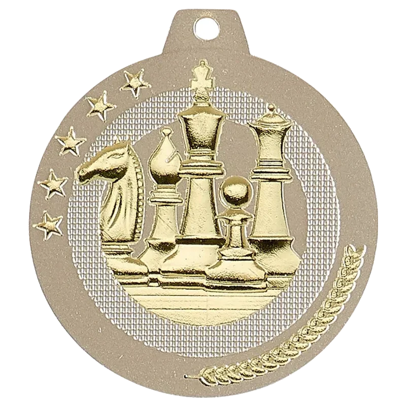 Geprägte Medaille 50 mm Schach