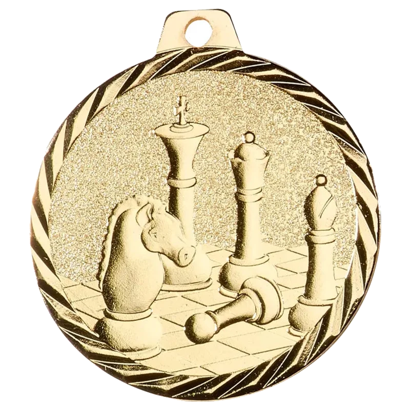 Geprägte Medaille 50 mm Schach
