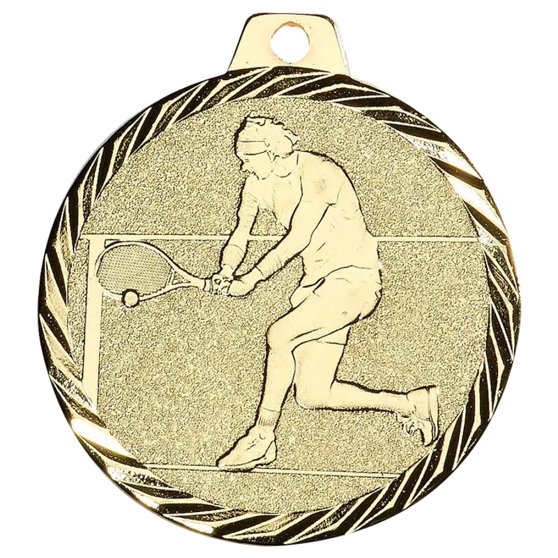Geprägte Medaille 50 mm Tennis