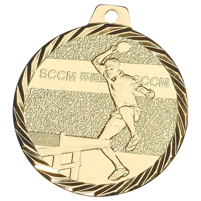 Geprägte Medaille 50 mm Tennis