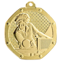 Geprägte Medaille 50 mm Tennis