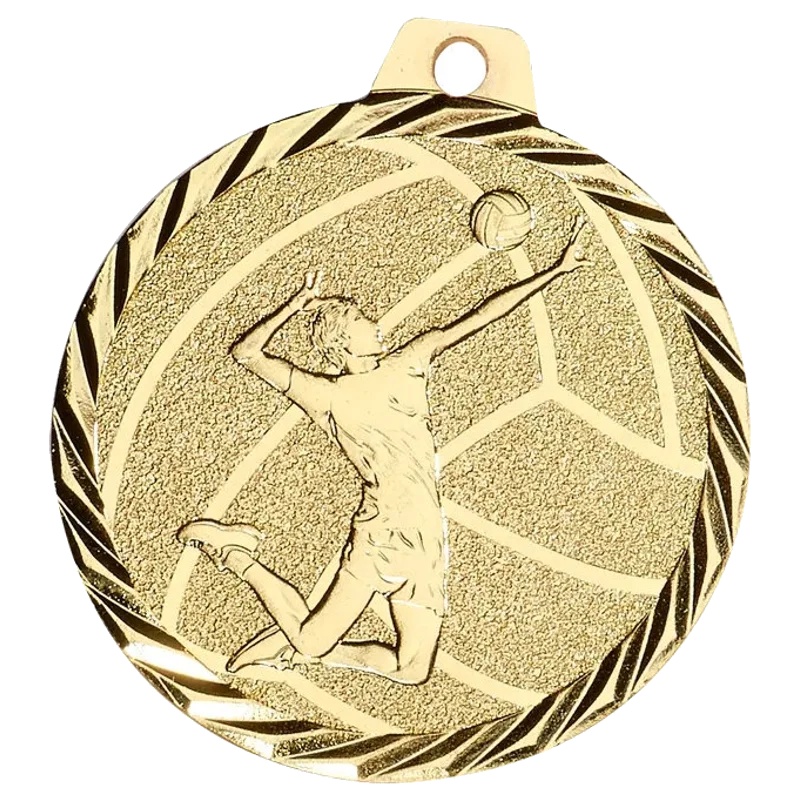Geprägte Medaille 50 mm Volleyball