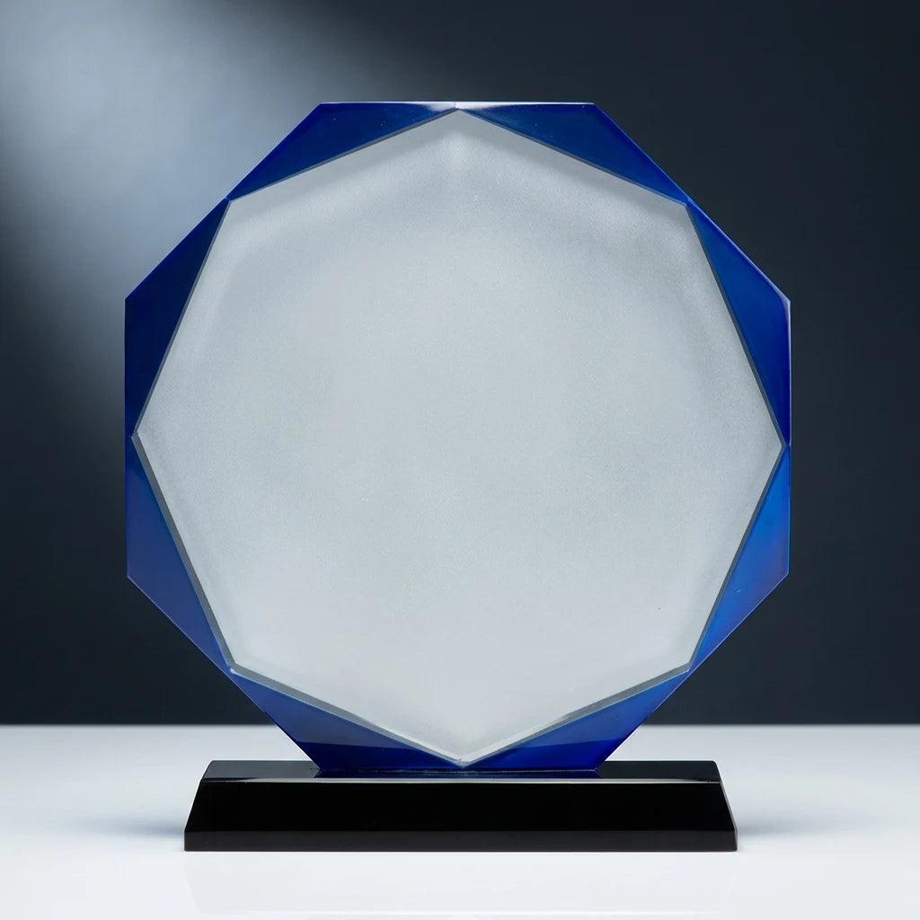 Glaspokal W461 Blau