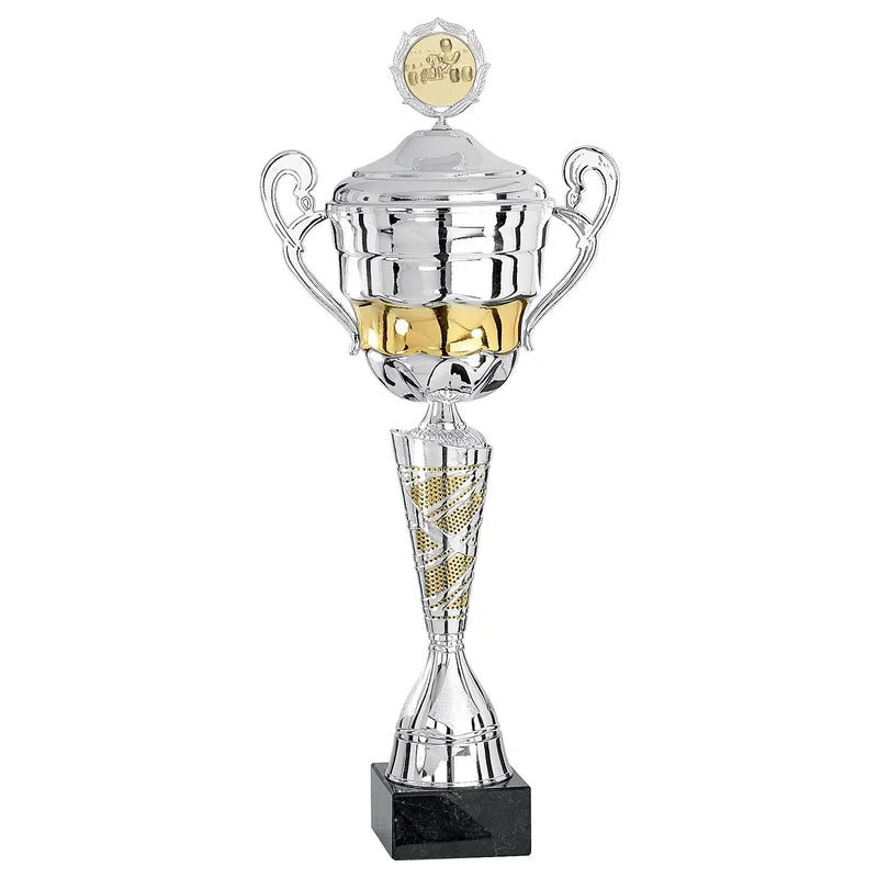 Goldpokal mit Deckel