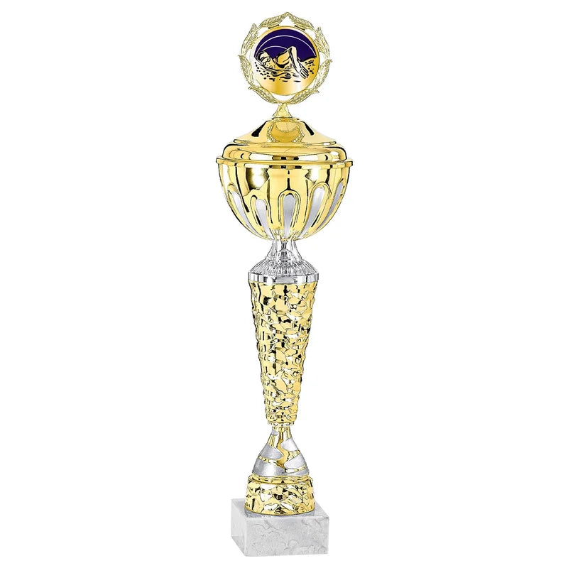 Goldpokal mit Deckel