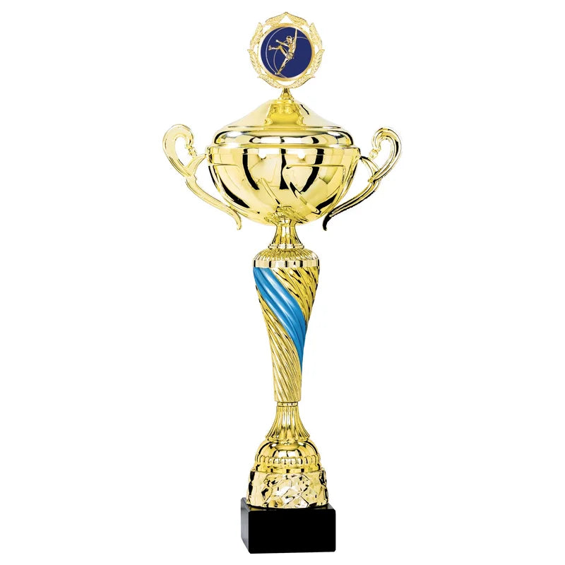 Goldpokal mit Deckel