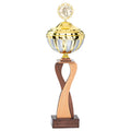 Goldpokal mit Deckel
