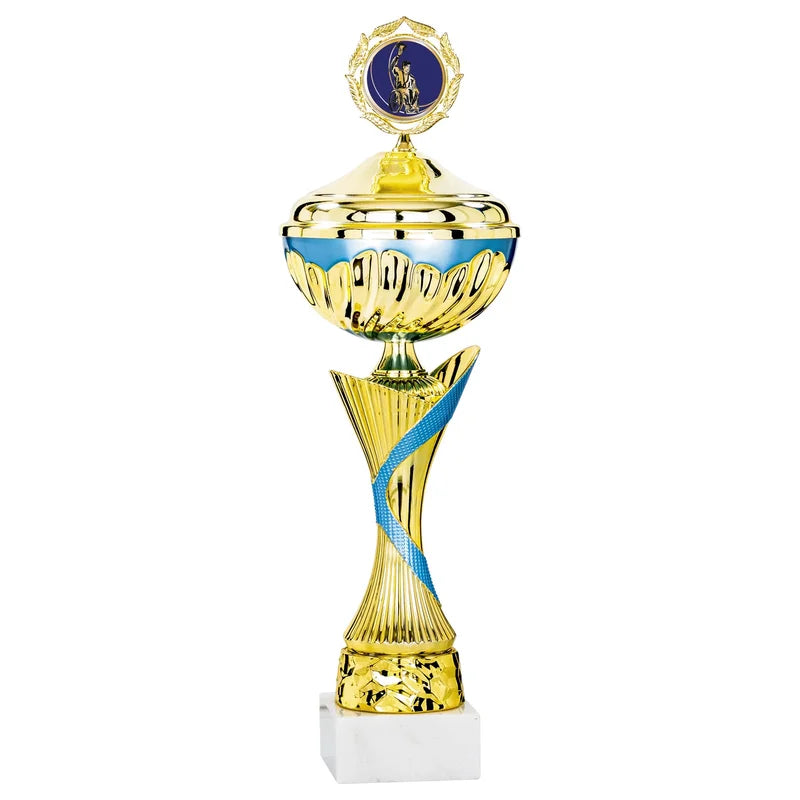 Goldpokal mit Deckel