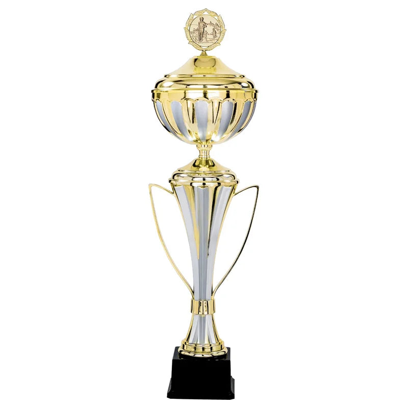Goldpokal mit Deckel
