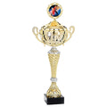 Goldpokal mit Deckel