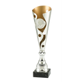 Pokal ET.342B Silber/Matt-Gold 345 mm