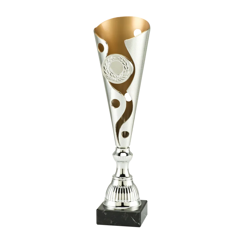 Pokal ET.342B Silber/Matt-Gold