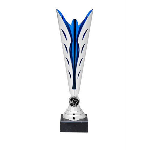 Pokal ET.357 Silber/Blau