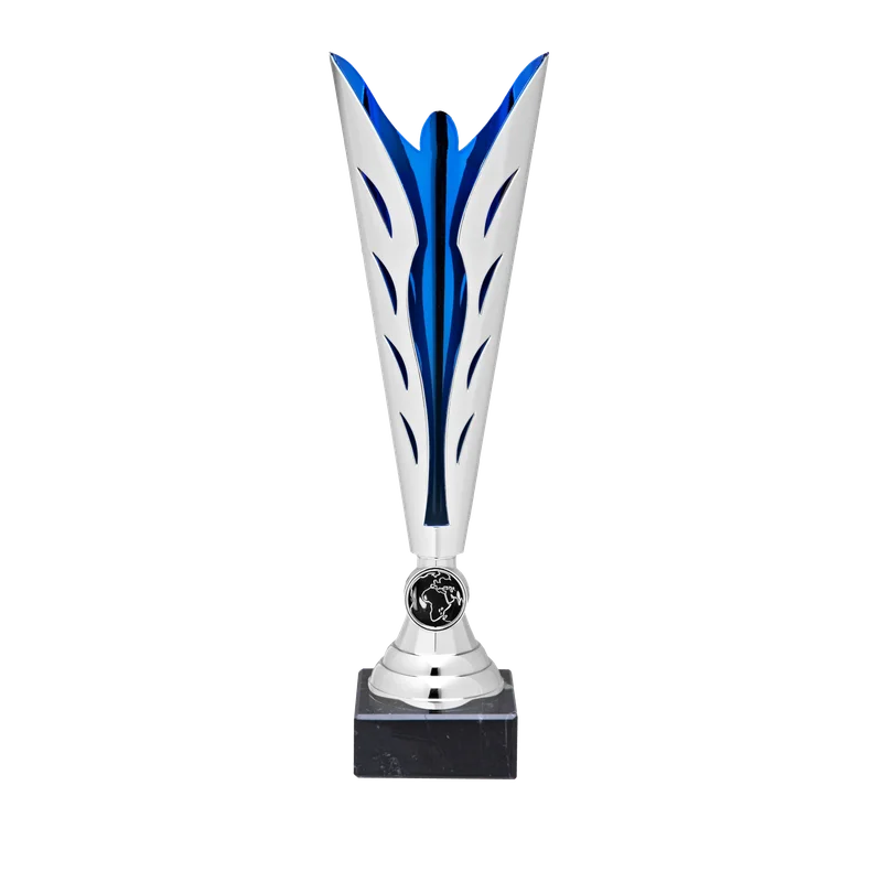 Pokal ET.357 Silber/Blau