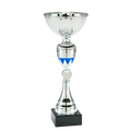 Pokal ET.393B Silber/Blau 220 mm