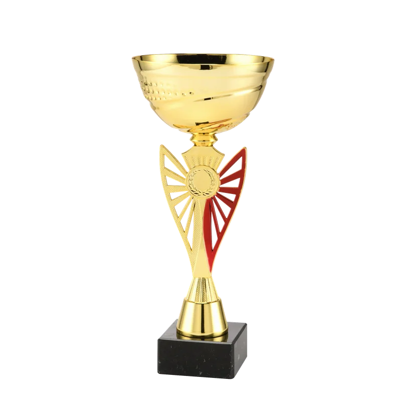 Pokal ET.433 Gold/Rot 210 mm