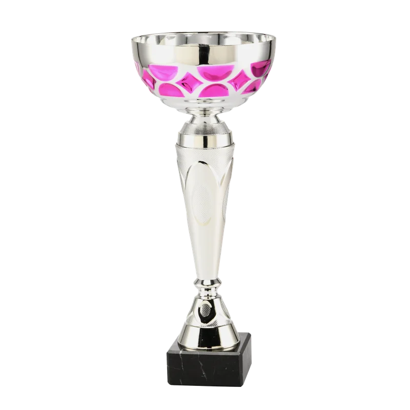 Pokal ET.437 Silber/Pink 310 mm