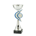 Pokal ET.453 Silber/Blau 250 mm