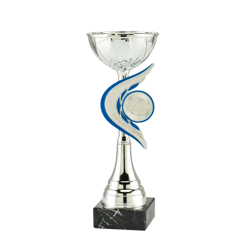 Pokal ET.453 Silber/Blau