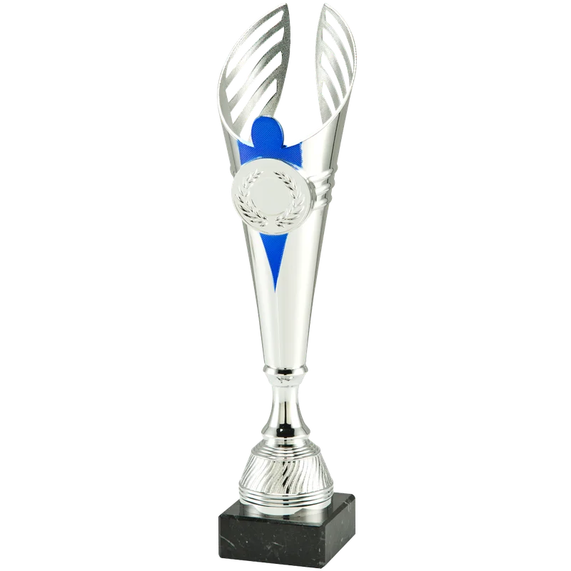 Pokal ET.462.04 Silber/Blau