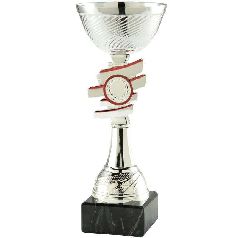 Pokal ET.463.11 Silber/Rot