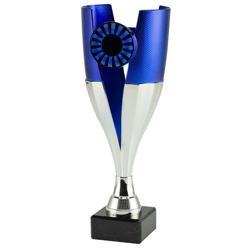 Pokal ET.467.04 Silber/Blau
